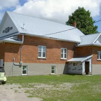 Exterior of Eady Hall, a brick building